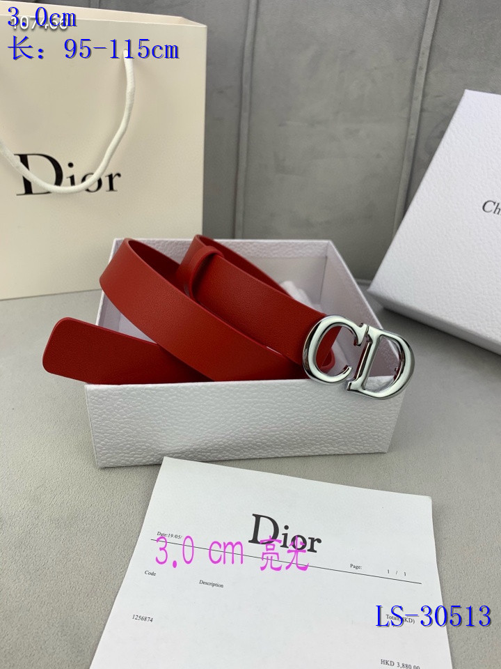 Dior Belts 3.0 Width 006